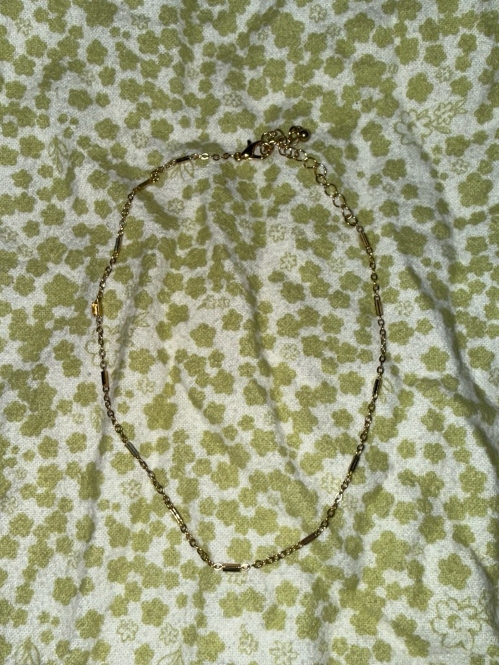 Gold Beaded Link choker Necklace - Women Jewelry